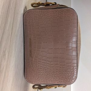 Etienne Aigner Leather Brown/Taupe Crossbody bag